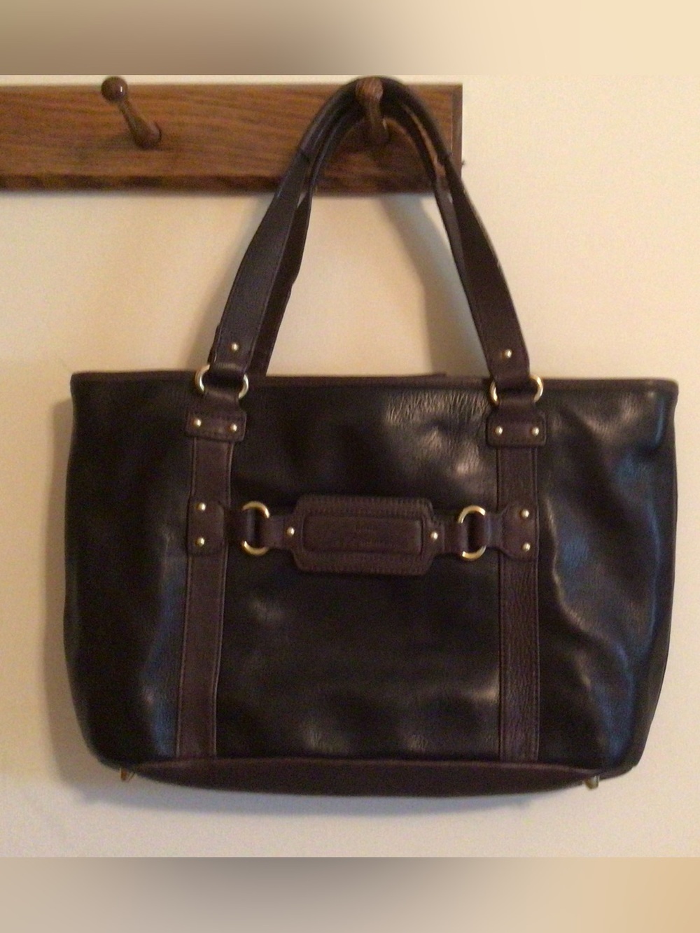 Stone Mountain Black and Brown Handbag